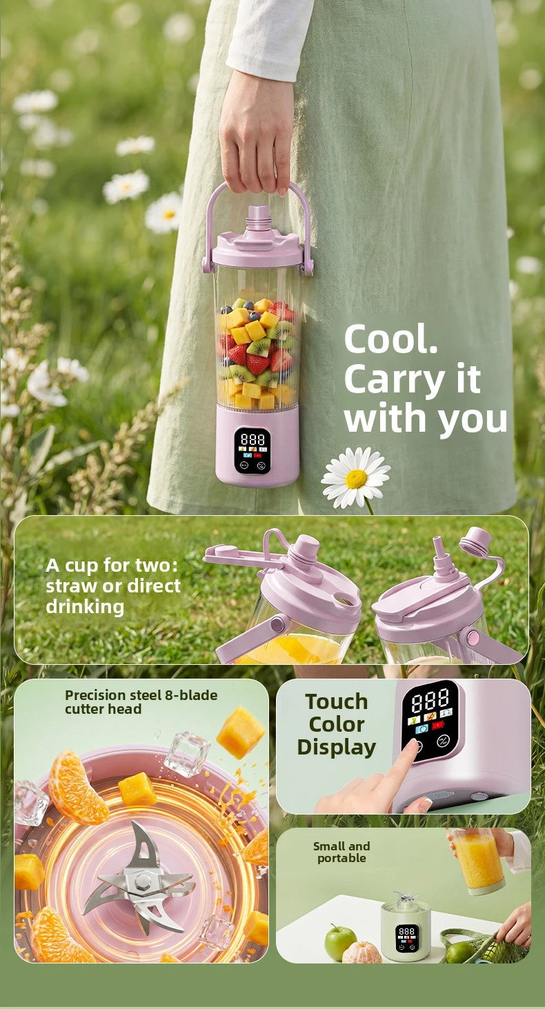 Touch Screen Portable Electric Juicer